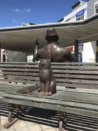 7. Sax player and cat on bench _Today is the Day_ 1999.webp